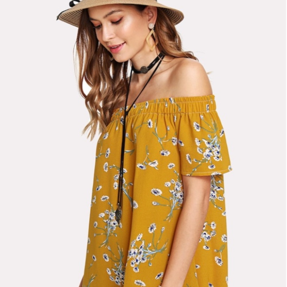 Clearance! Boho Ginger Ditsy Floral Summer Dress New 🌼